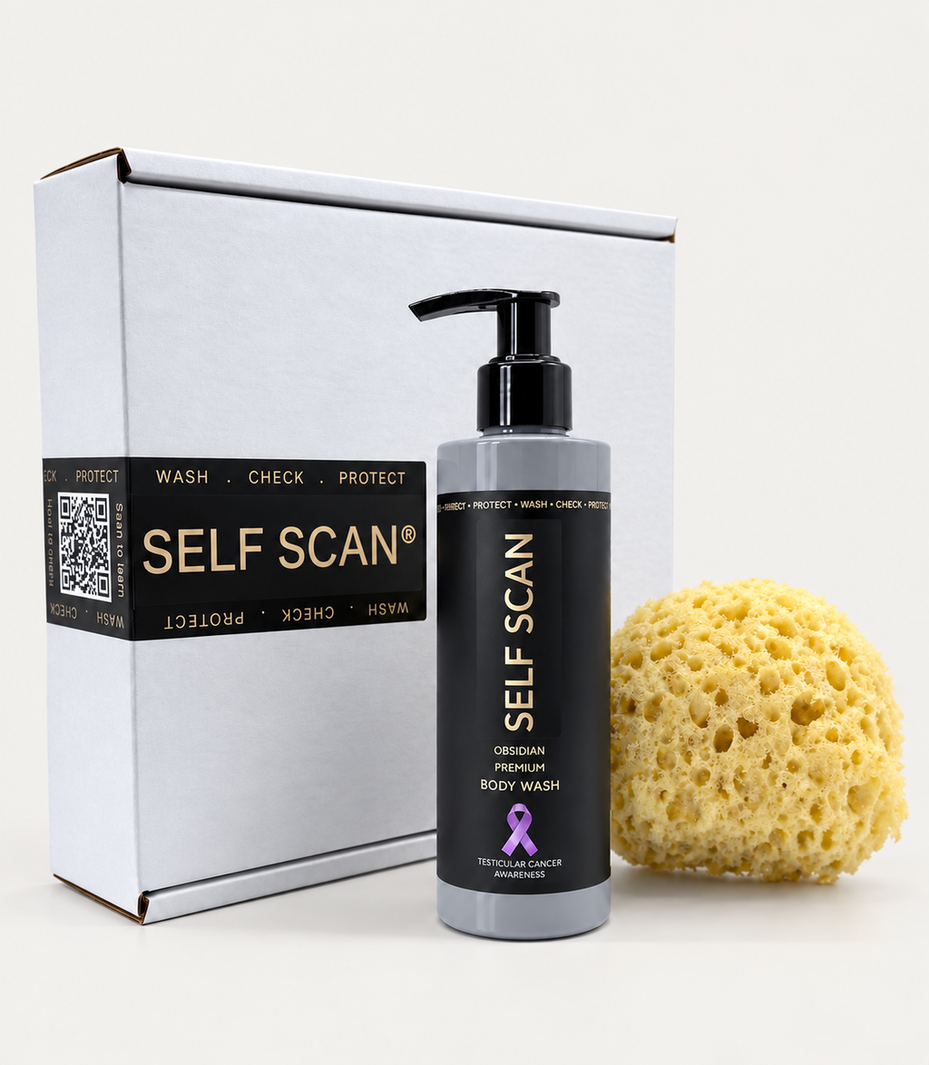 Self Scan Premium body wash 250ml OBSIDIAN GREY+ Luxury Honeycomb Style Sponge