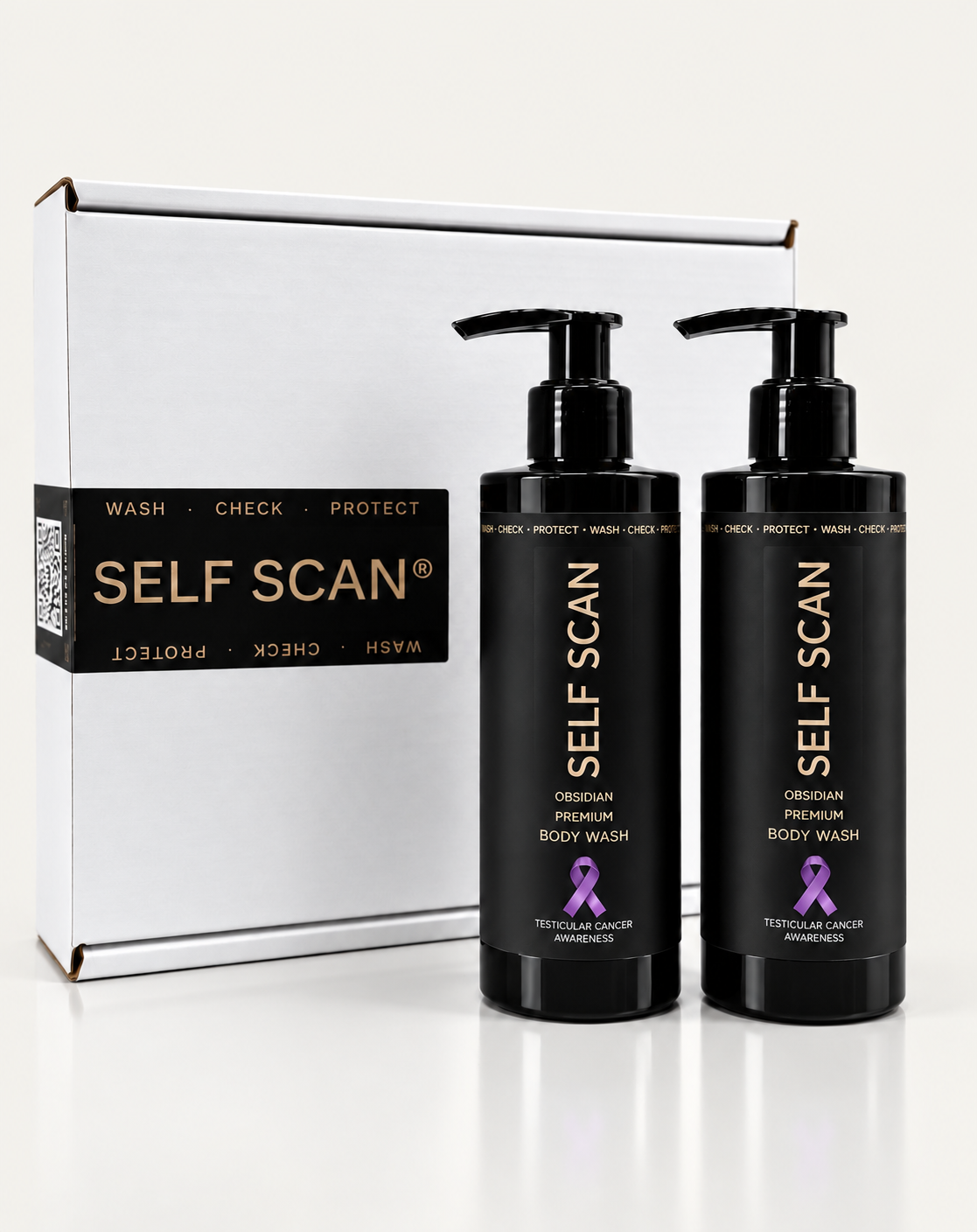 Self Scan Premium body wash OBSIDIAN DOUBLE BLACK X2 250ml
