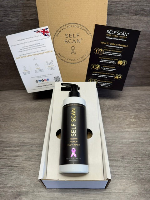 Self Scan premium body wash 250ml OBSIDIAN WHITE